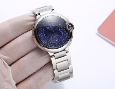 Ballon Bleu de Cartier 42MM 8215 Movement Men Blue/Black/White Watch